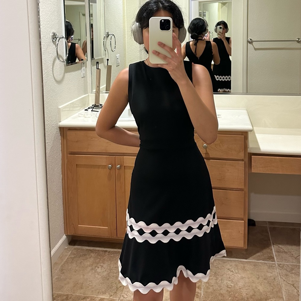 NWT Fit & Flare Dress Black